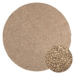 vidaXL Covor ZIZUR, aspect iută, 120 cm, pentru interior și exterior