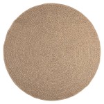 vidaXL Covor ZIZUR, aspect iută, 160 cm, pentru interior și exterior vidaXL Covor ZIZUR, aspect iută, 160 cm, pentru interior și exterior