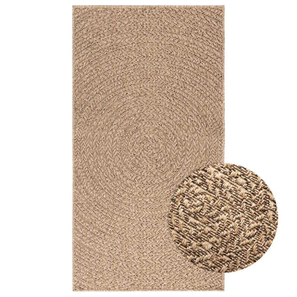 vidaXL Covor ZIZUR aspect iută, 80x150 cm, pentru interior și exterior