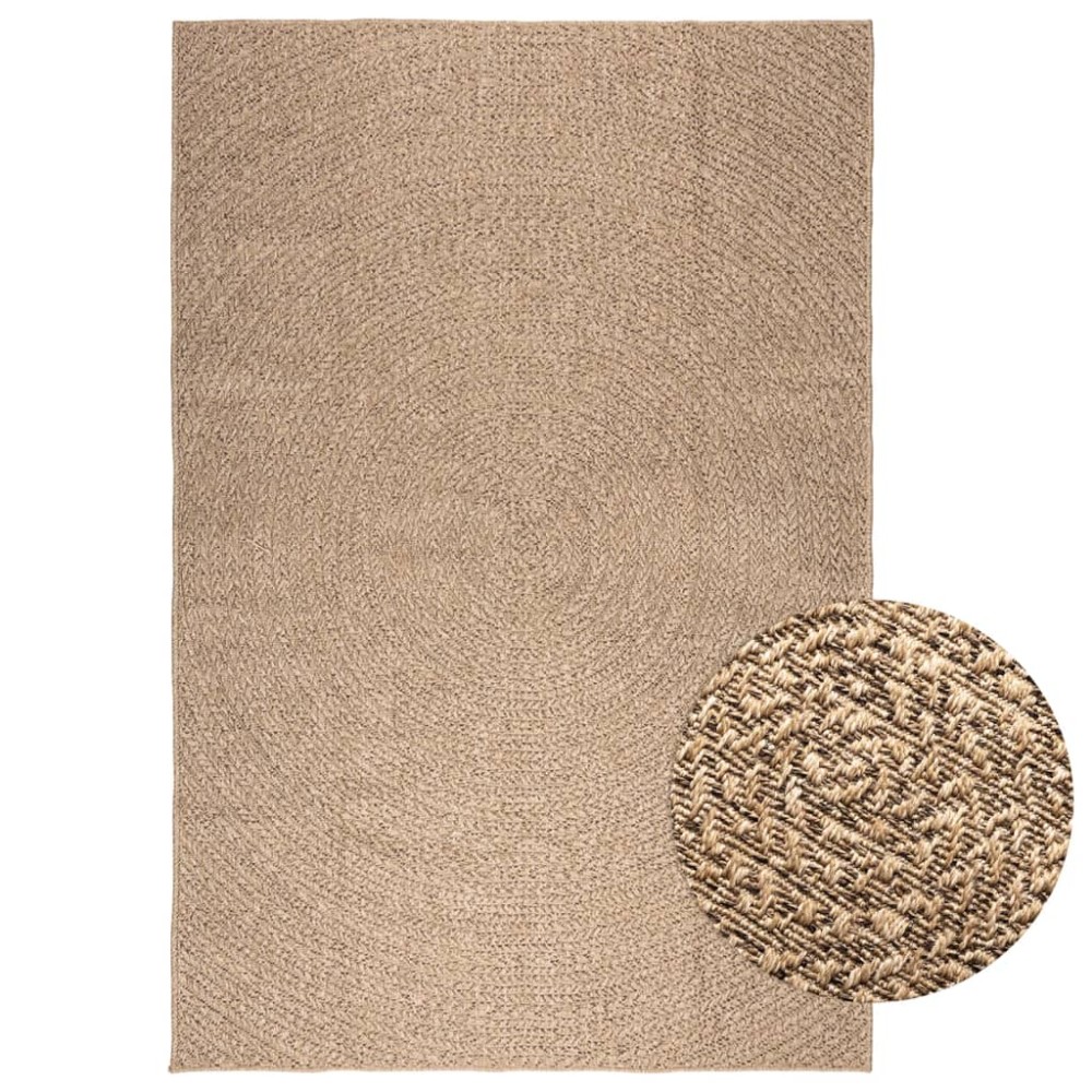 vidaXL Covor ZIZUR aspect iută 160x230 cm, pentru interior și exterior