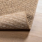 vidaXL Covor ZIZUR aspect iută 200x290 cm pentru interior și exterior