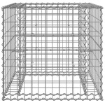 vidaXL Coș gabion, argintiu, 70x70x65 cm, fier galvanizat vidaXL Coș gabion, argintiu, 70x70x65 cm, fier galvanizat