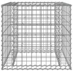 vidaXL Coș gabion, argintiu, 70x70x65 cm, fier galvanizat vidaXL Coș gabion, argintiu, 70x70x65 cm, fier galvanizat