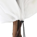 vidaXL Huse de fleece pentru plante cu șnur 4 buc 70 g/m² 0,8x0,8 m vidaXL Huse de fleece pentru plante cu șnur 4 buc 70 g/m² 0,8x0,8 m