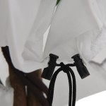 vidaXL Protecție de fleece plante cu fermoar 2 buc 70 g/m² 1,2x1,8 m