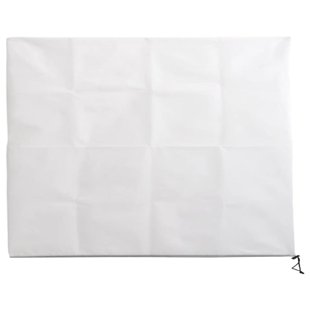vidaXL Protecție de fleece pt plante, cu fermoar, 70 g/m², 3,93x3 m