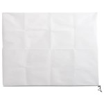 vidaXL Protecție de fleece pt plante, cu fermoar, 70 g/m², 3,93x3 m
