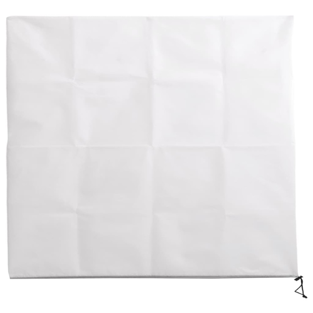 vidaXL Protecție de fleece plante, cu fermoar, 70 g/m², 3,93x3,5 m