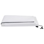 vidaXL Protecție de fleece plante, cu fermoar, 70 g/m², 3,93x3,5 m