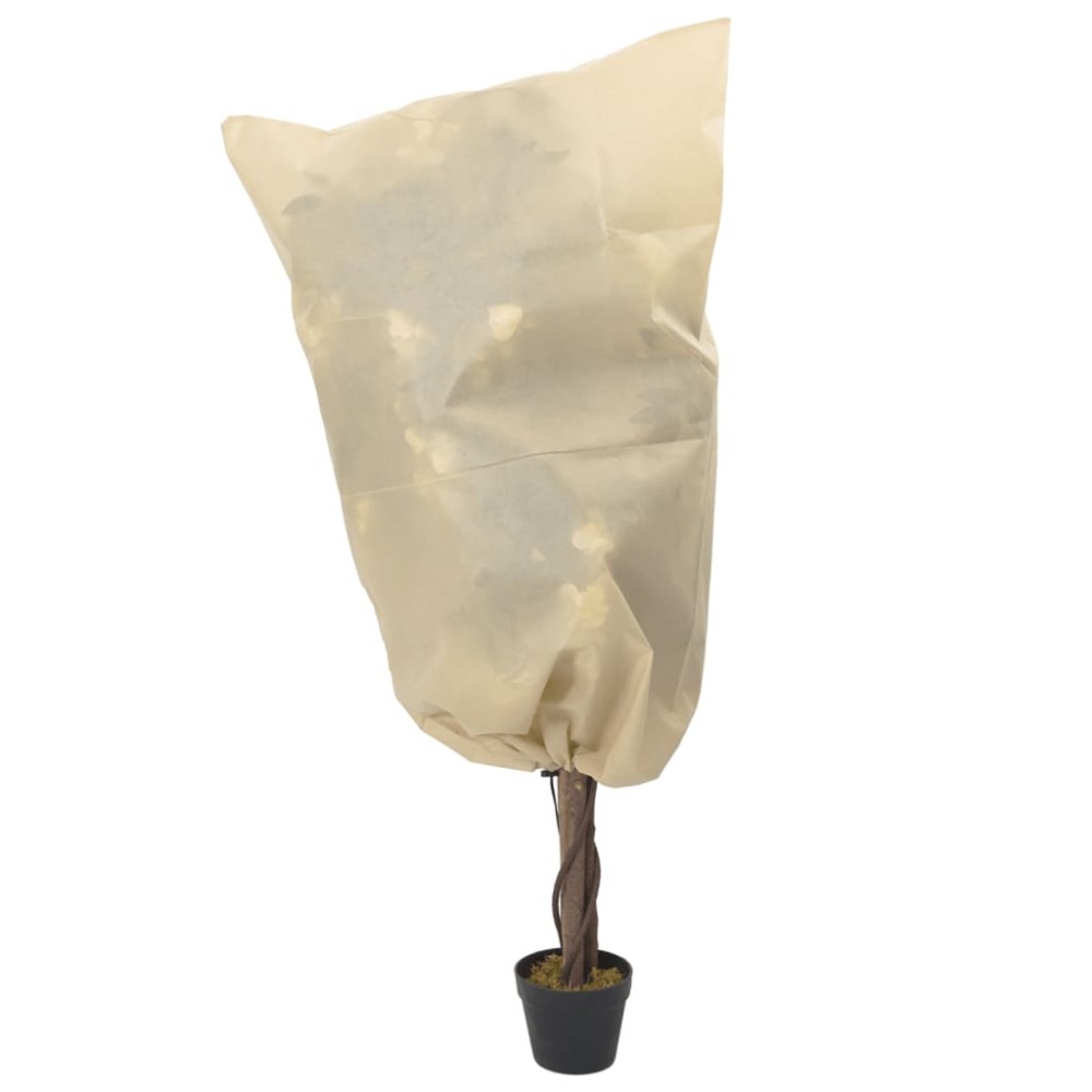 vidaXL Huse de fleece pentru plante cu șnur 4 buc 70 g/m² 0,8x1 m