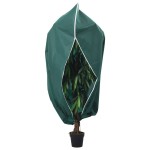 vidaXL Protecție de fleece plante, cu fermoar, 70 g/m², 3,93x3,5 m