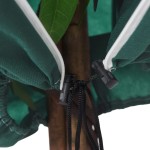 vidaXL Protecție de fleece plante, cu fermoar, 70 g/m², 3,93x3,5 m