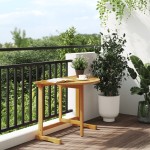 vidaXL Masă de balcon pliabilă, 90x60x72 cm, lemn masiv de acacia vidaXL Masă de balcon pliabilă, 90x60x72 cm, lemn masiv de acacia
