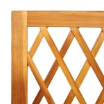 vidaXL Jardinieră cu spalier, 55x29,5x132 cm, lemn masiv acacia vidaXL Jardinieră cu spalier, 55x29,5x132 cm, lemn masiv acacia
