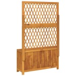 vidaXL Jardinieră cu spalier, 100x32x165 cm, lemn masiv acacia vidaXL Jardinieră cu spalier, 100x32x165 cm, lemn masiv acacia