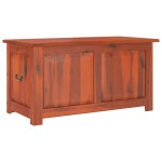 vidaXL Cufăr de depozitare cu capac, maro, lemn masiv de acacia vidaXL Cufăr de depozitare cu capac, maro, lemn masiv de acacia