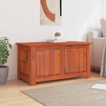 vidaXL Cufăr de depozitare cu capac, maro, lemn masiv de acacia vidaXL Cufăr de depozitare cu capac, maro, lemn masiv de acacia