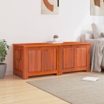 vidaXL Cufăr de depozitare cu capac, maro, lemn masiv de acacia vidaXL Cufăr de depozitare cu capac, maro, lemn masiv de acacia