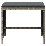 vidaXL Scaune de grădină cu perne, 4 buc. gri 41x41x36 cm poliratan vidaXL Scaune de grădină cu perne, 4 buc. gri 41x41x36 cm poliratan