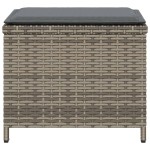 vidaXL Scaune de grădină cu perne, 4 buc. gri 41x41x36 cm poliratan vidaXL Scaune de grădină cu perne, 4 buc. gri 41x41x36 cm poliratan