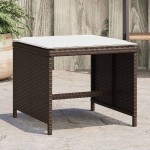 vidaXL Scaune de grădină cu perne, 4 buc., maro 41x41x36 cm poliratan vidaXL Scaune de grădină cu perne, 4 buc., maro 41x41x36 cm poliratan