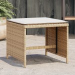 vidaXL Scaune de grădină cu perne, 4 buc., bej, 41x41x36 cm, poliratan vidaXL Scaune de grădină cu perne, 4 buc., bej, 41x41x36 cm, poliratan