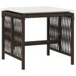 vidaXL Scaune de grădină cu perne, 4 buc., maro 41x41x36 cm poliratan vidaXL Scaune de grădină cu perne, 4 buc., maro 41x41x36 cm poliratan