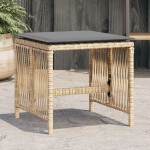 vidaXL Scaune de grădină cu perne 4 buc. mix bej 41x41x36 cm poliratan vidaXL Scaune de grădină cu perne 4 buc. mix bej 41x41x36 cm poliratan