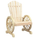 vidaXL Scaun de grădină Adirondack, lemn masiv de brad vidaXL Scaun de grădină Adirondack, lemn masiv de brad