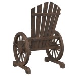 vidaXL Scaun de grădină Adirondack, lemn masiv de brad