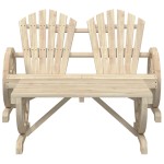 vidaXL Set mobilier de grădină, 2 piese, lemn masiv de brad vidaXL Set mobilier de grădină, 2 piese, lemn masiv de brad