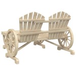 vidaXL Set mobilier de grădină, 2 piese, lemn masiv de brad vidaXL Set mobilier de grădină, 2 piese, lemn masiv de brad