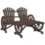 vidaXL Set mobilier de grădină, 2 piese, lemn masiv de brad vidaXL Set mobilier de grădină, 2 piese, lemn masiv de brad