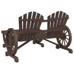 vidaXL Set mobilier de grădină, 2 piese, lemn masiv de brad vidaXL Set mobilier de grădină, 2 piese, lemn masiv de brad
