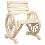 vidaXL Scaun de grădină, 58x58x78,5 cm, lemn masiv de brad vidaXL Scaun de grădină, 58x58x78,5 cm, lemn masiv de brad