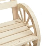 vidaXL Scaun de grădină, 58x58x78,5 cm, lemn masiv de brad vidaXL Scaun de grădină, 58x58x78,5 cm, lemn masiv de brad