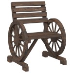 vidaXL Scaun de grădină, 58x58x78,5 cm, lemn masiv de brad vidaXL Scaun de grădină, 58x58x78,5 cm, lemn masiv de brad