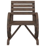 vidaXL Scaun de grădină, 58x58x78,5 cm, lemn masiv de brad vidaXL Scaun de grădină, 58x58x78,5 cm, lemn masiv de brad
