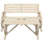 vidaXL Set mobilier de grădină, 2 piese, lemn masiv de brad vidaXL Set mobilier de grădină, 2 piese, lemn masiv de brad