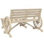 vidaXL Set mobilier de grădină, 2 piese, lemn masiv de brad vidaXL Set mobilier de grădină, 2 piese, lemn masiv de brad