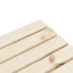 vidaXL Set mobilier de grădină, 2 piese, lemn masiv de brad vidaXL Set mobilier de grădină, 2 piese, lemn masiv de brad