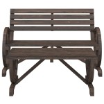 vidaXL Set mobilier de grădină, 2 piese, lemn masiv de brad vidaXL Set mobilier de grădină, 2 piese, lemn masiv de brad