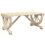 vidaXL Măsuță de cafea de grădină, 90x50x40 cm, lemn masiv de brad vidaXL Măsuță de cafea de grădină, 90x50x40 cm, lemn masiv de brad