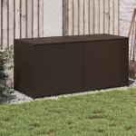 vidaXL Ladă de depozitare pentru grădină, maro, 283 L, poliratan vidaXL Ladă de depozitare pentru grădină, maro, 283 L, poliratan