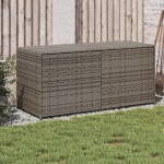 vidaXL Ladă de depozitare pentru grădină, gri, 283 L, poliratan vidaXL Ladă de depozitare pentru grădină, gri, 283 L, poliratan