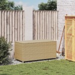 vidaXL Ladă depozitare de grădină, bej combinat, 190 L, poliratan vidaXL Ladă depozitare de grădină, bej combinat, 190 L, poliratan
