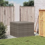 vidaXL Ladă de depozitare pentru grădină, gri, 291 L, poliratan vidaXL Ladă de depozitare pentru grădină, gri, 291 L, poliratan