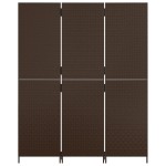 vidaXL Separator de cameră cu 3 panouri, maro, poliratan vidaXL Separator de cameră cu 3 panouri, maro, poliratan