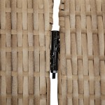 vidaXL Separator de cameră cu 4 panouri, bej, poliratan vidaXL Separator de cameră cu 4 panouri, bej, poliratan