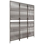 vidaXL Separator de cameră cu 3 panouri, maro, poliratan vidaXL Separator de cameră cu 3 panouri, maro, poliratan